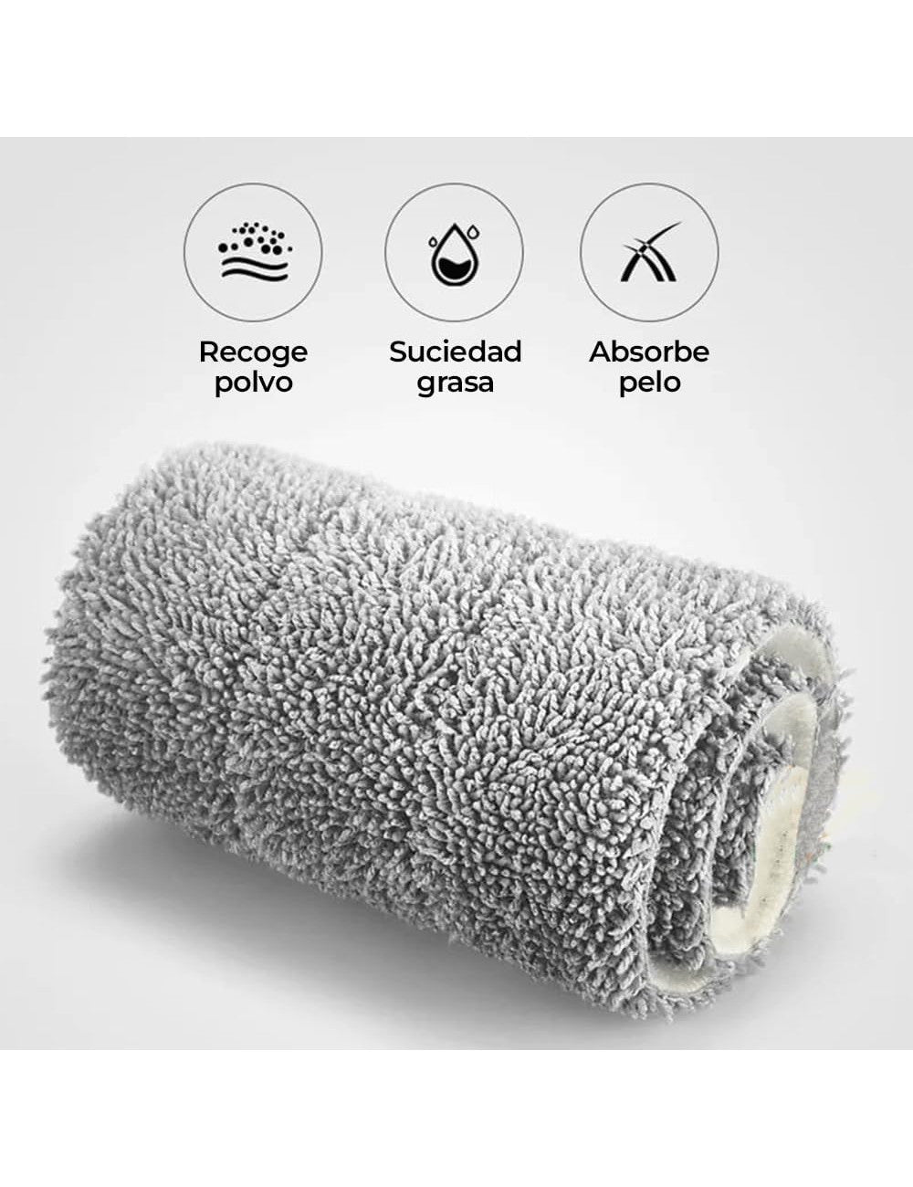 SuperMop - Mopa Fregona 360º con cubo auto-escurrible