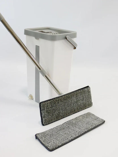 SuperMop - Mopa Fregona 360º con cubo auto-escurrible